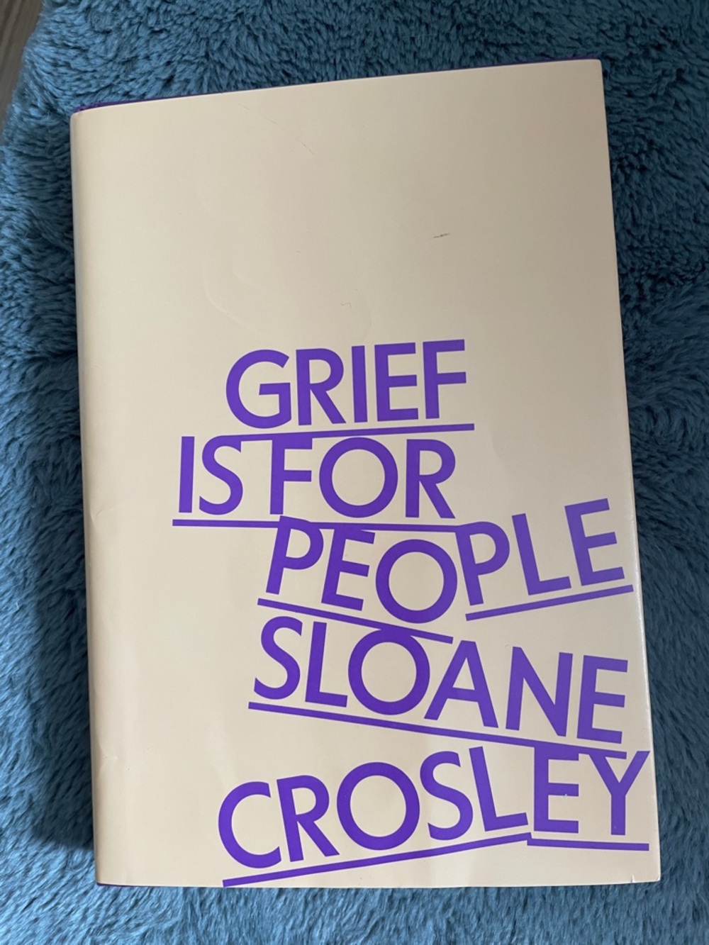 Grief is for People by Sloane Crosley